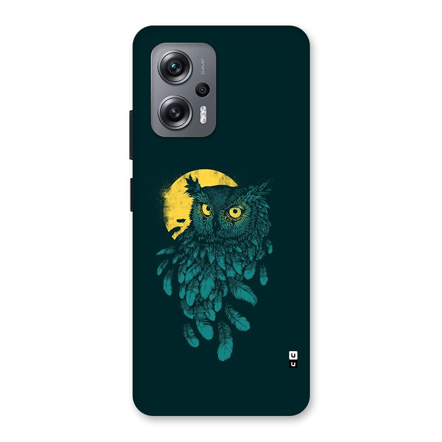 Green Owl Back Case for Redmi K50i