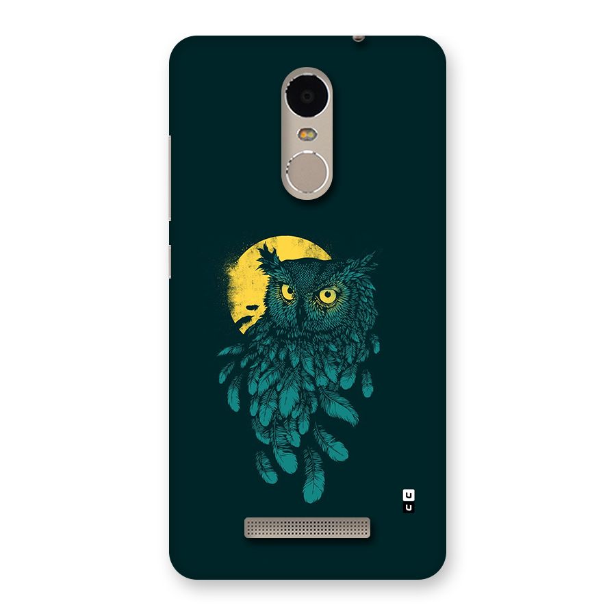 Green Owl Back Case for Redmi Note 3