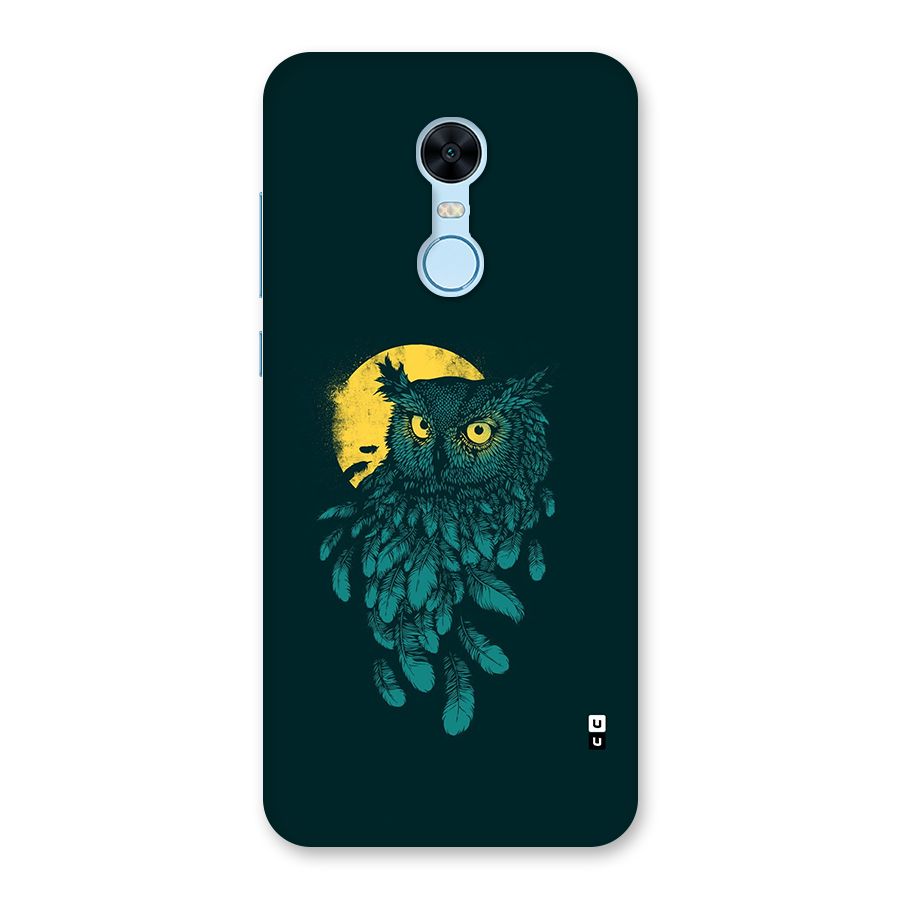 Green Owl Back Case for Redmi Note 5