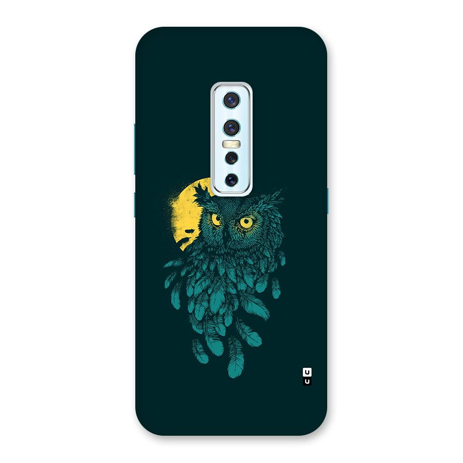 Green Owl Back Case for Vivo V17 Pro