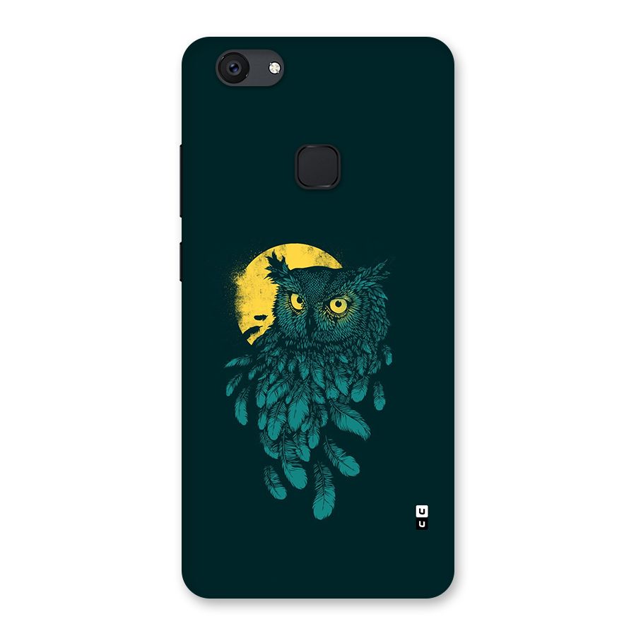 Green Owl Back Case for Vivo V7 Plus