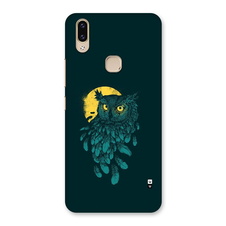 Green Owl Back Case for Vivo V9 Youth