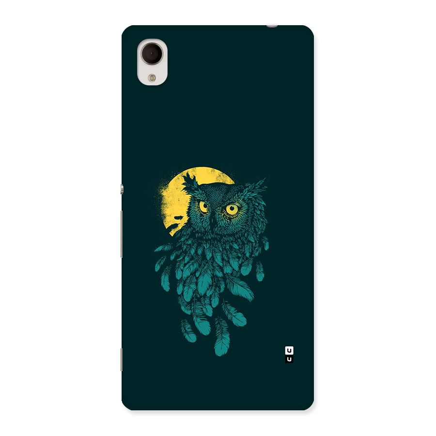 Green Owl Back Case for Xperia M4