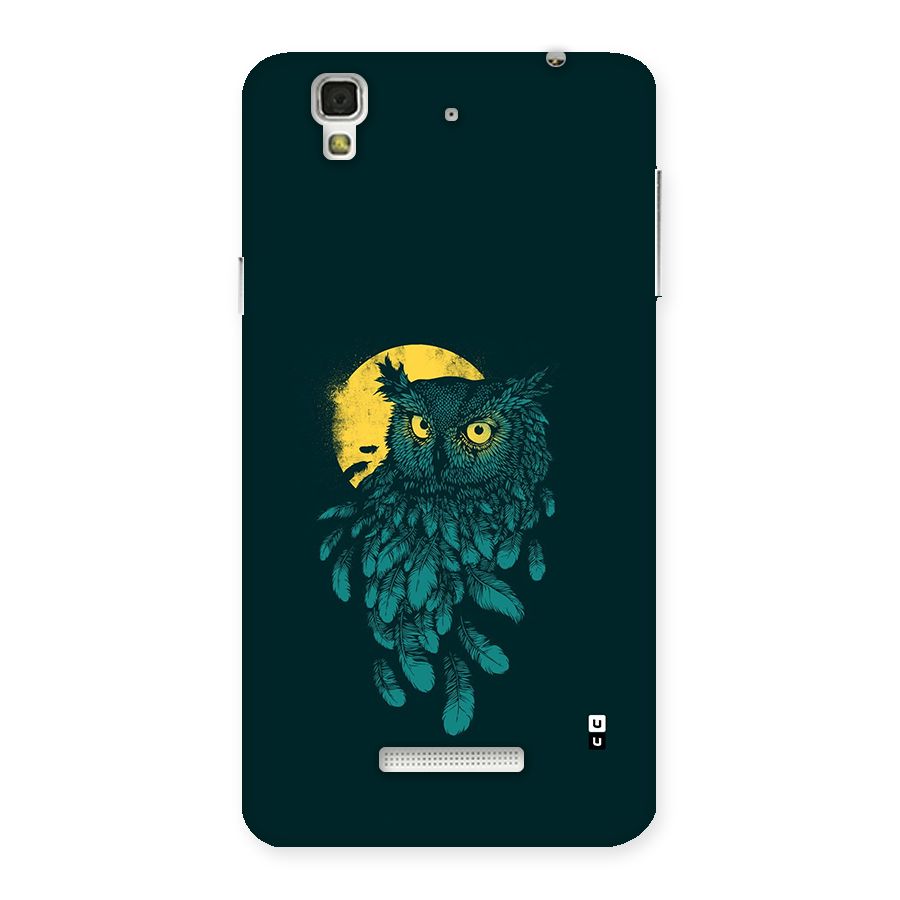 Green Owl Back Case for YU Yureka Plus
