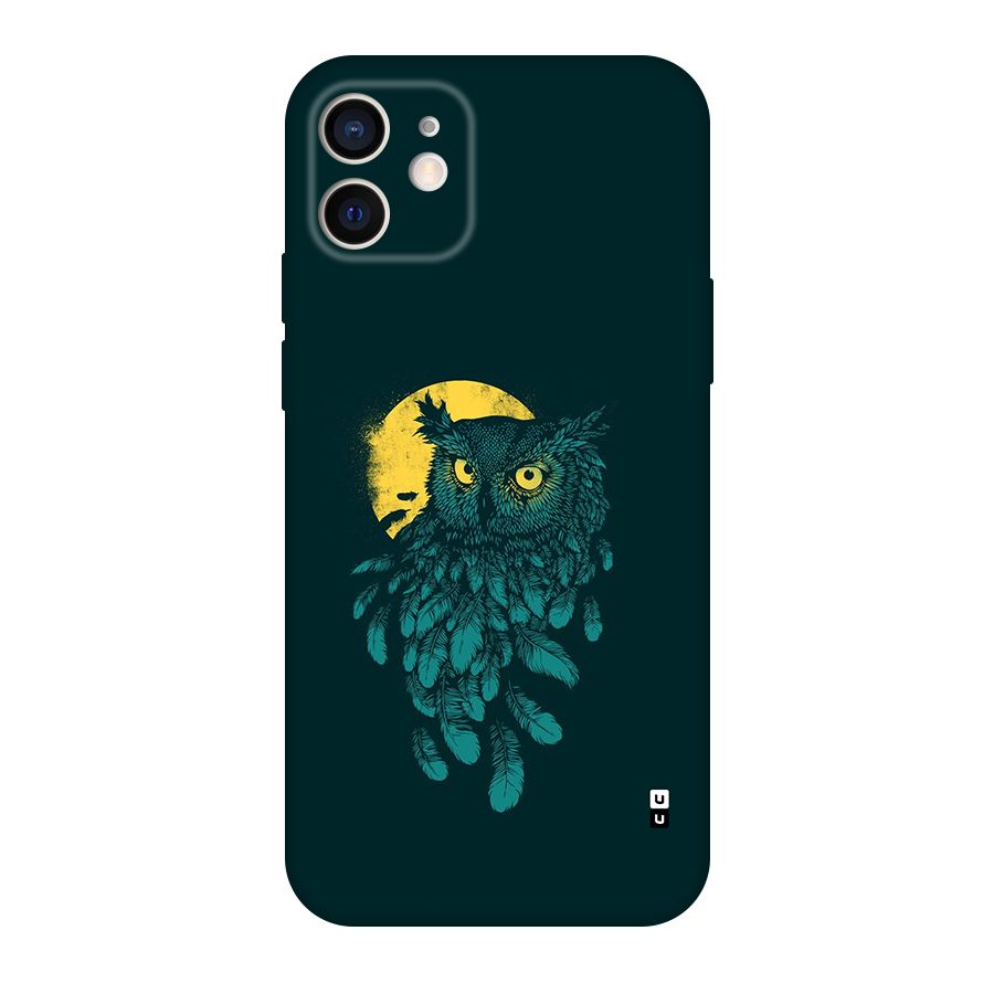 Green Owl Back Case for iPhone 12