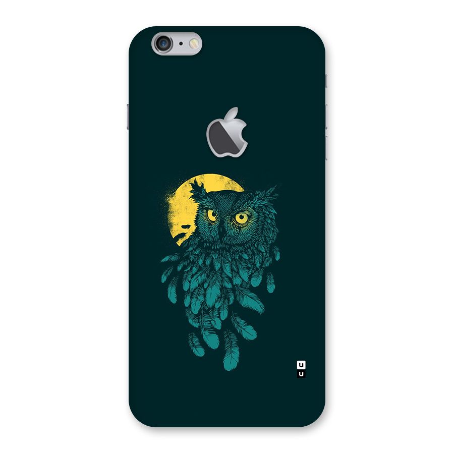 Green Owl Back Case for iPhone 6 Plus 6S Plus Logo Cut