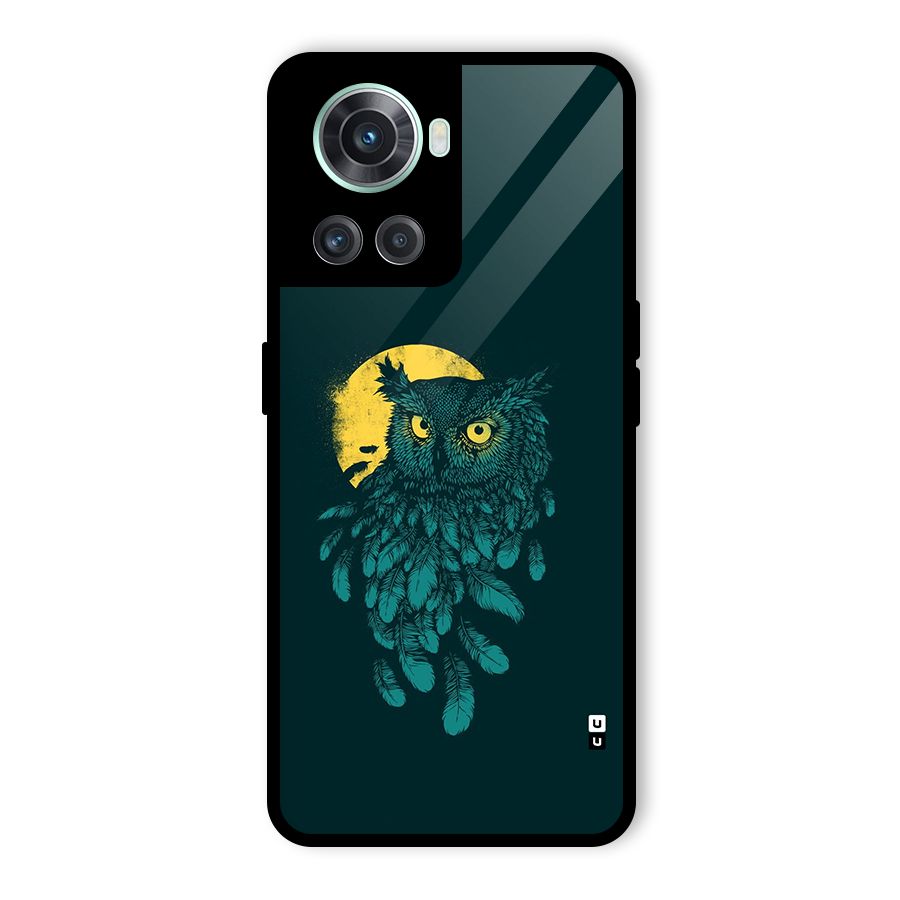 Green Owl Glass Back Case for OnePlus 10R