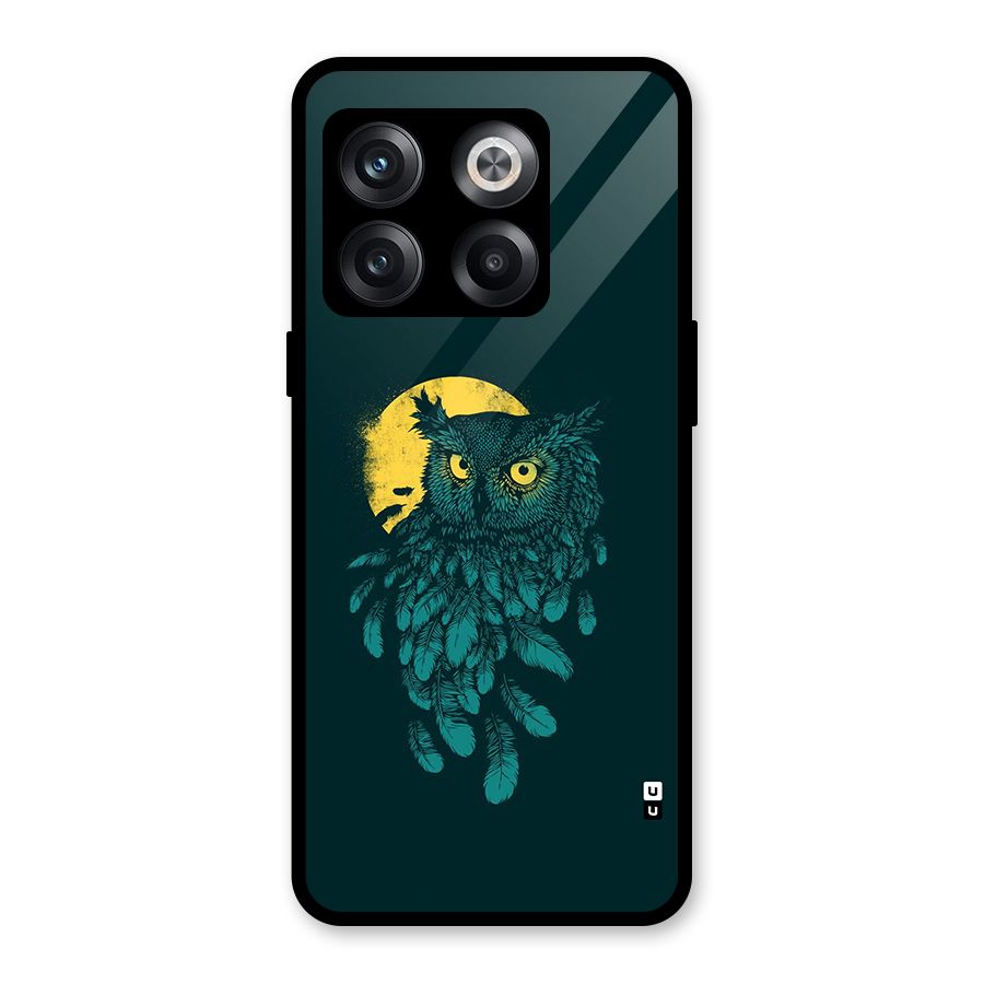 Green Owl Glass Back Case for OnePlus 10T