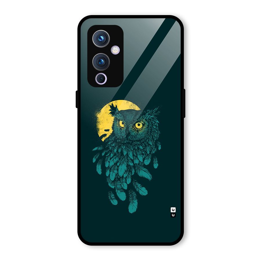 Green Owl Glass Back Case for OnePlus 9