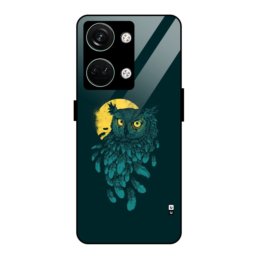 Green Owl Glass Back Case for Oneplus Nord 3
