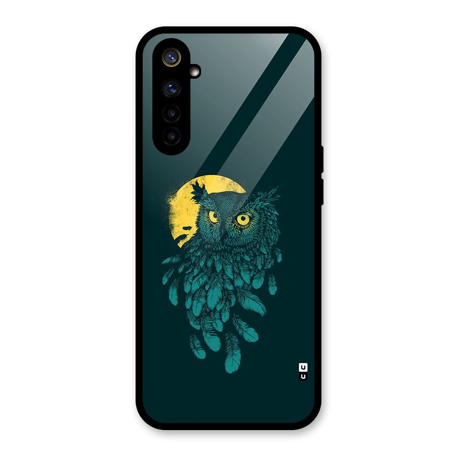 Green Owl Glass Back Case for Realme 6