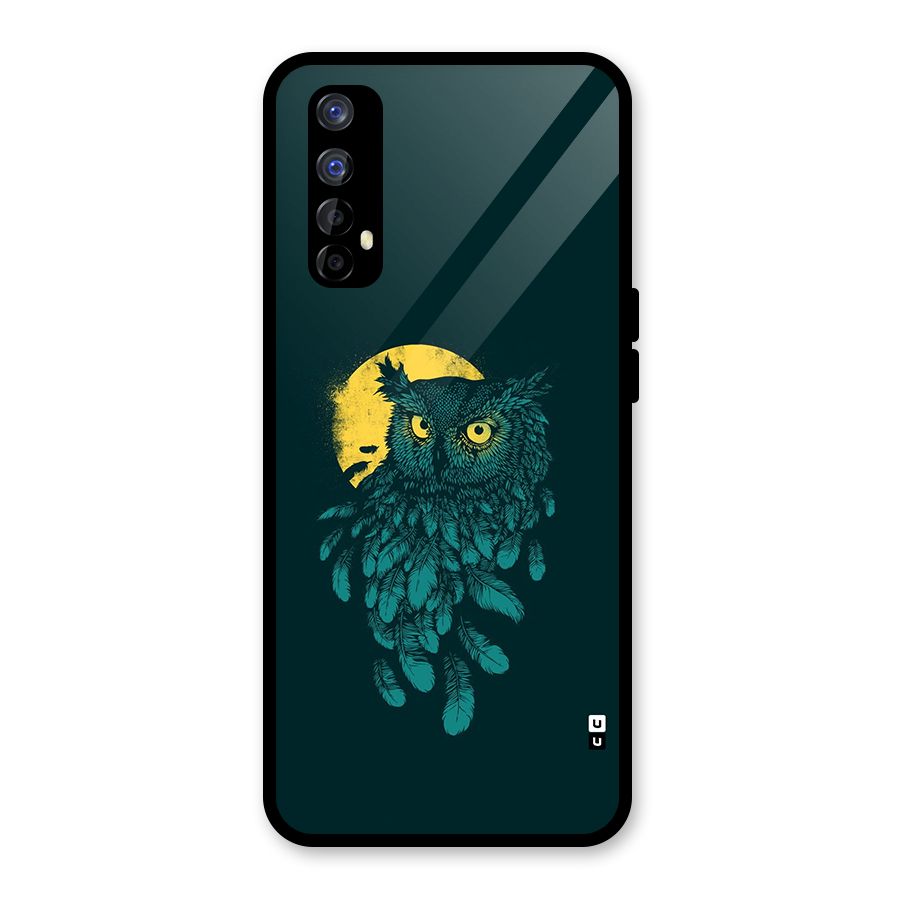 Green Owl Glass Back Case for Realme 7