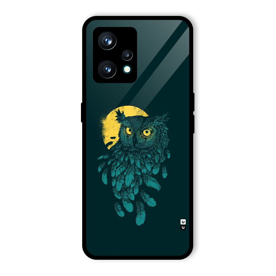 Green Owl Glass Back Case for Realme 9 Pro Plus 5G