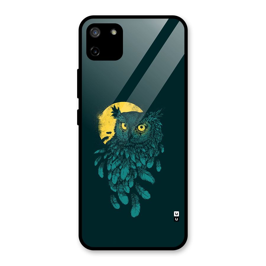 Green Owl Glass Back Case for Realme C11