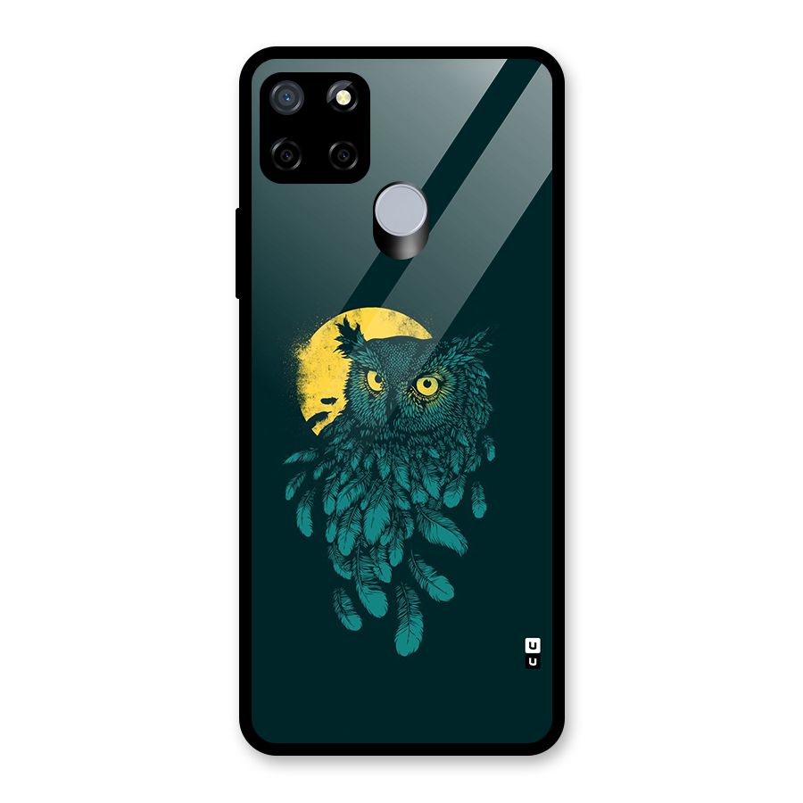 Green Owl Glass Back Case for Realme Narzo 30A