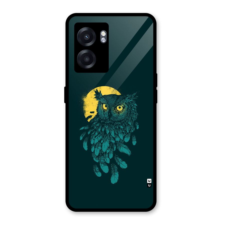 Green Owl Glass Back Case for Realme Narzo 50 5G