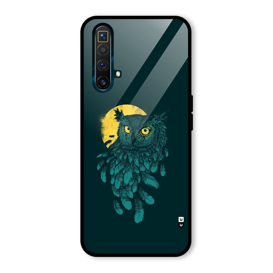 Green Owl Glass Back Case for Realme X3