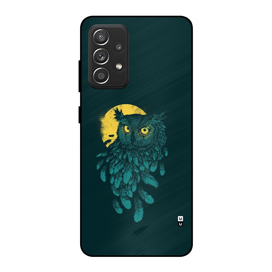 Green Owl Metal Back Case for Galaxy A52s 5G