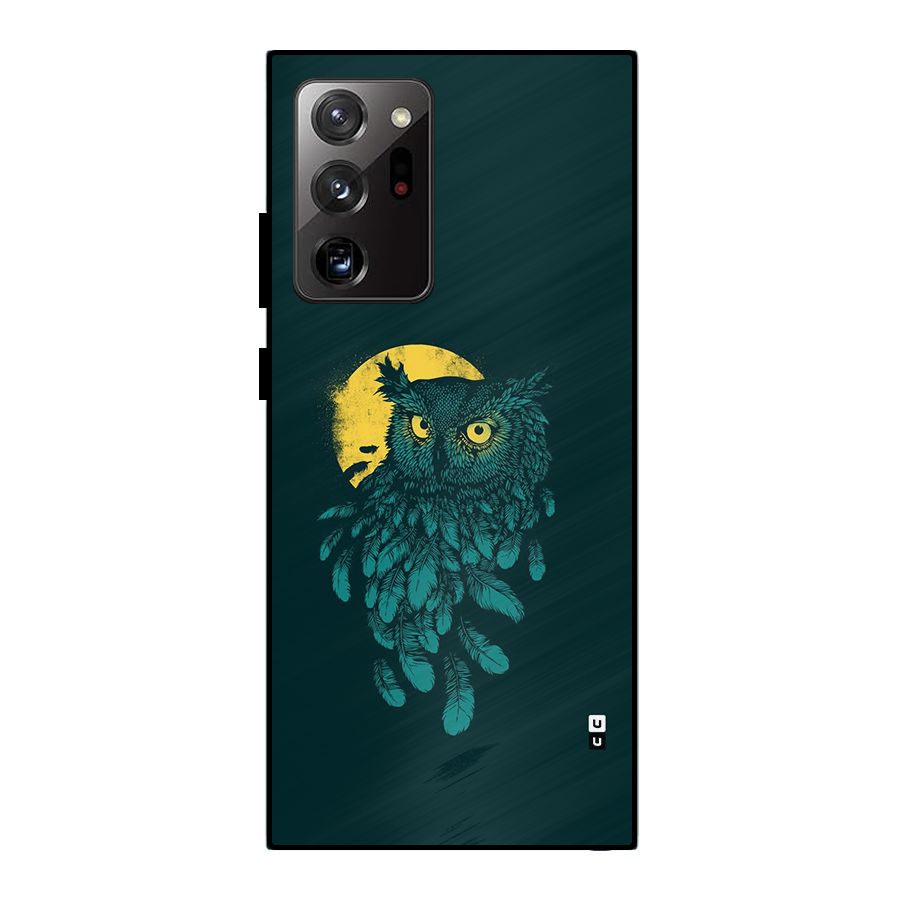Green Owl Metal Back Case for Galaxy Note 20 Ultra 5G