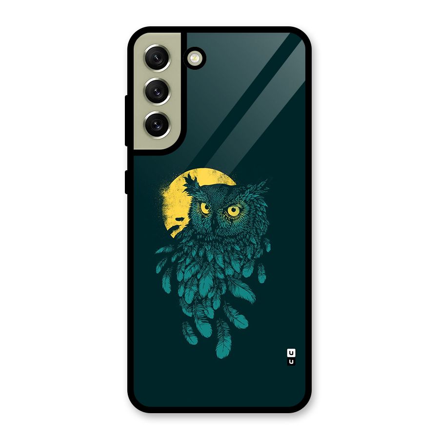 Green Owl Metal Back Case for Galaxy S21 FE 5G (2023)
