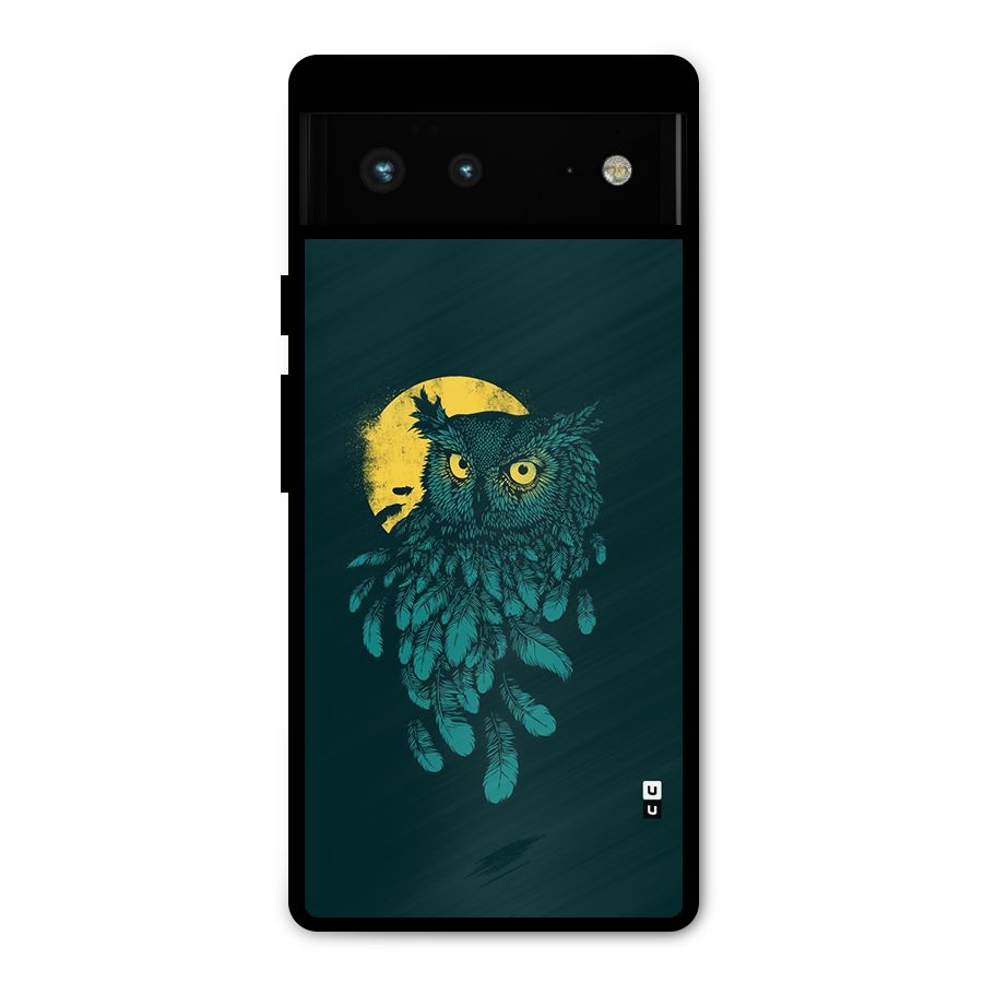 Green Owl Metal Back Case for Google Pixel 6