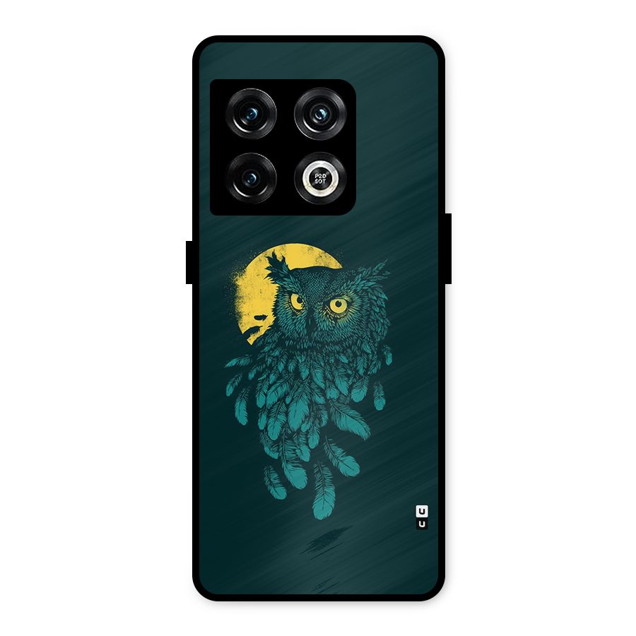 Green Owl Metal Back Case for OnePlus 10 Pro 5G