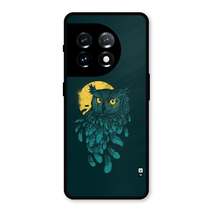 Green Owl Metal Back Case for OnePlus 11