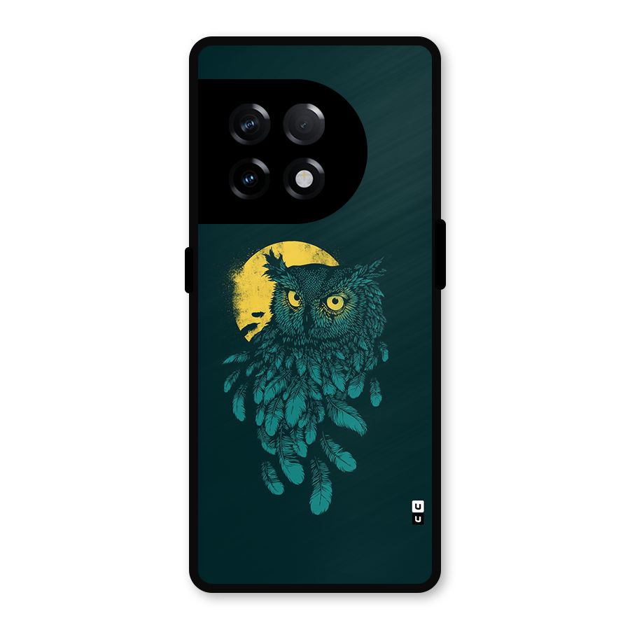 Green Owl Metal Back Case for OnePlus 11R