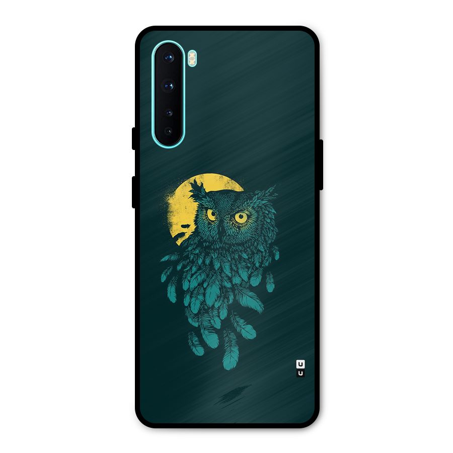Green Owl Metal Back Case for OnePlus Nord