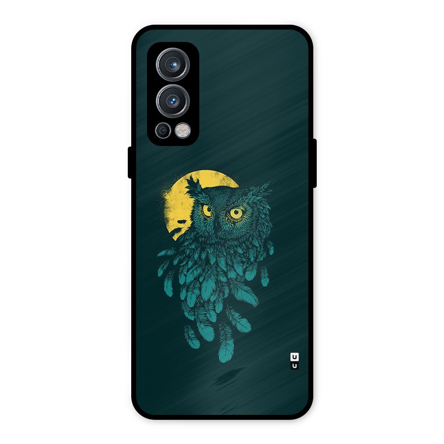 Green Owl Metal Back Case for OnePlus Nord 2 5G