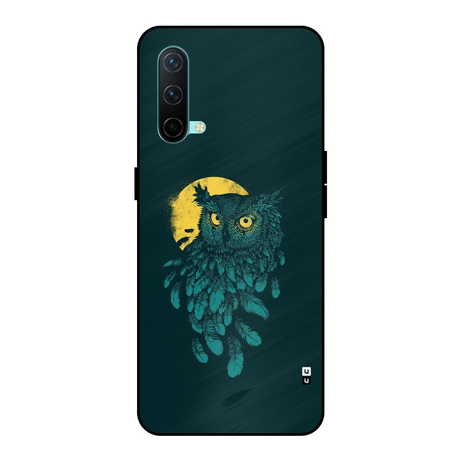 Green Owl Metal Back Case for OnePlus Nord CE 5G