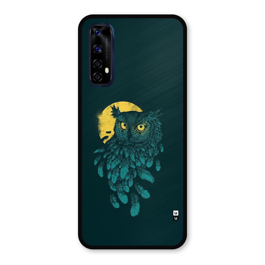 Green Owl Metal Back Case for Realme 7