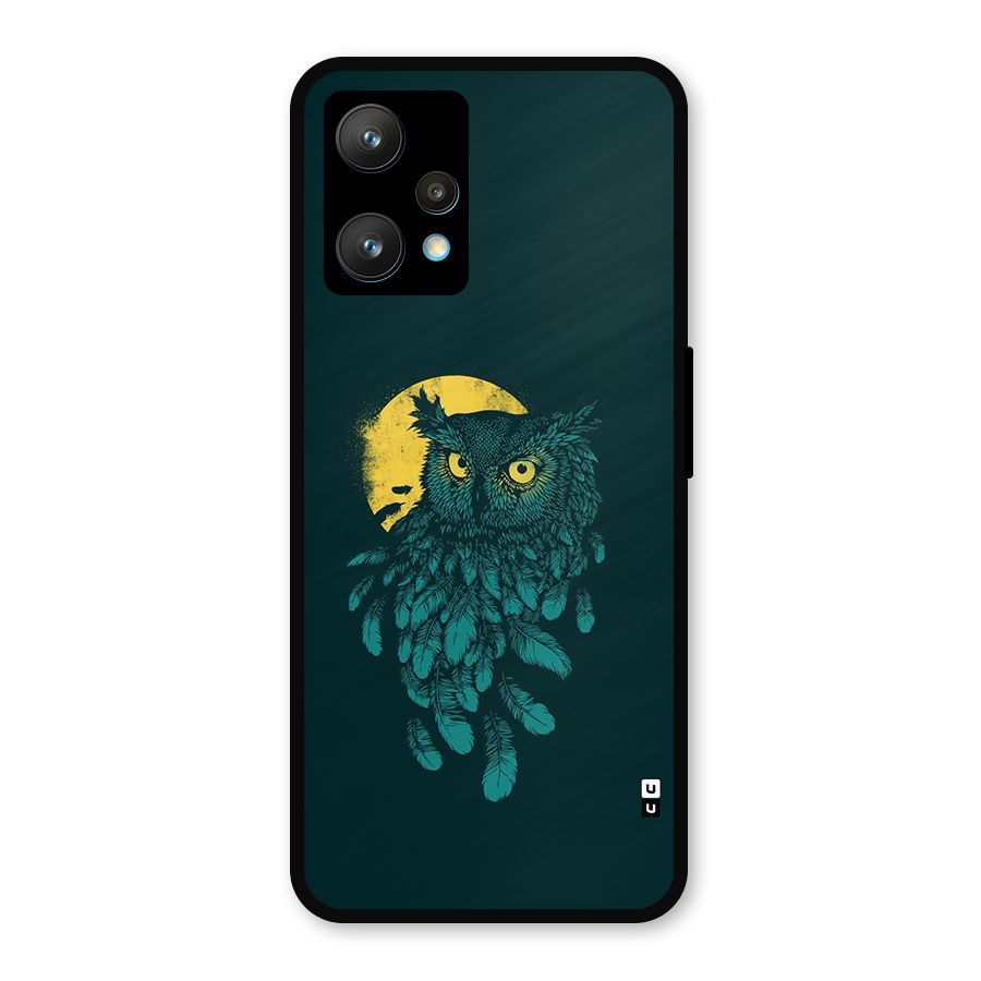 Green Owl Metal Back Case for Realme 9 Pro Plus 5G