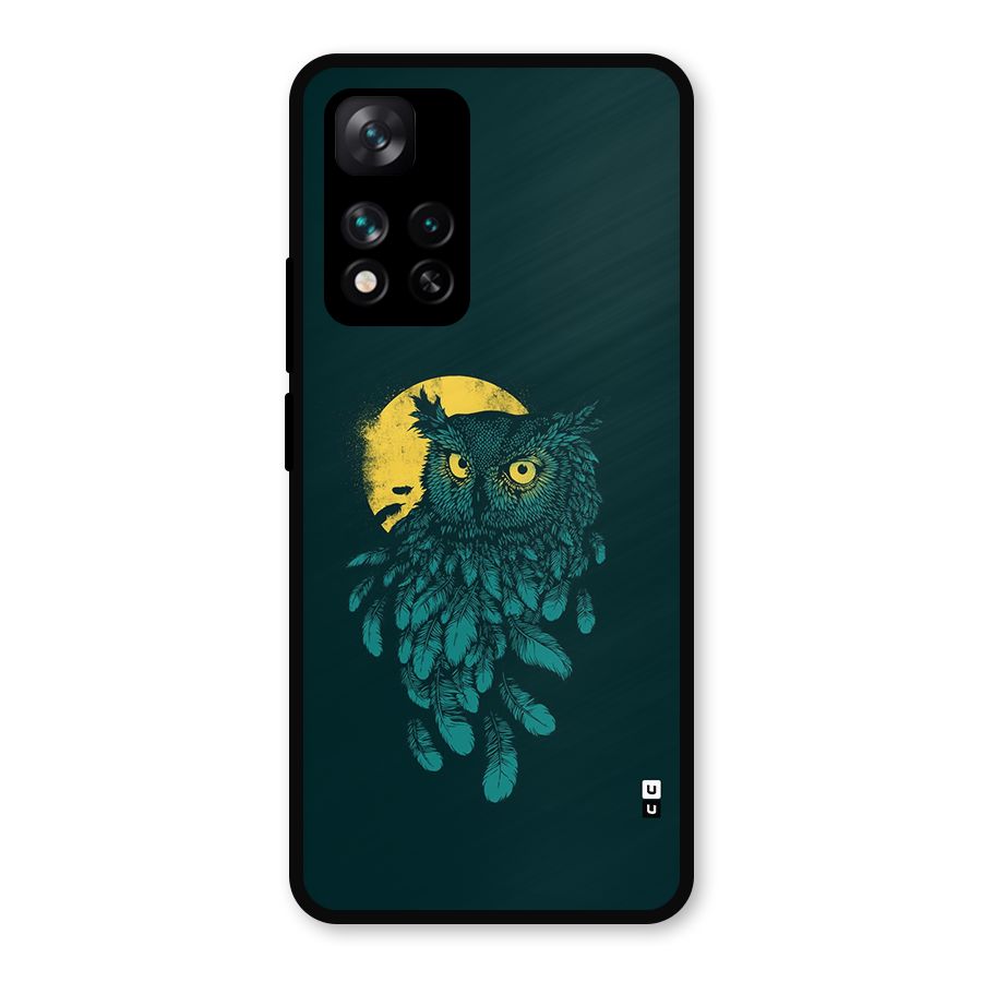 Green Owl Metal Back Case for Xiaomi 11i 5G