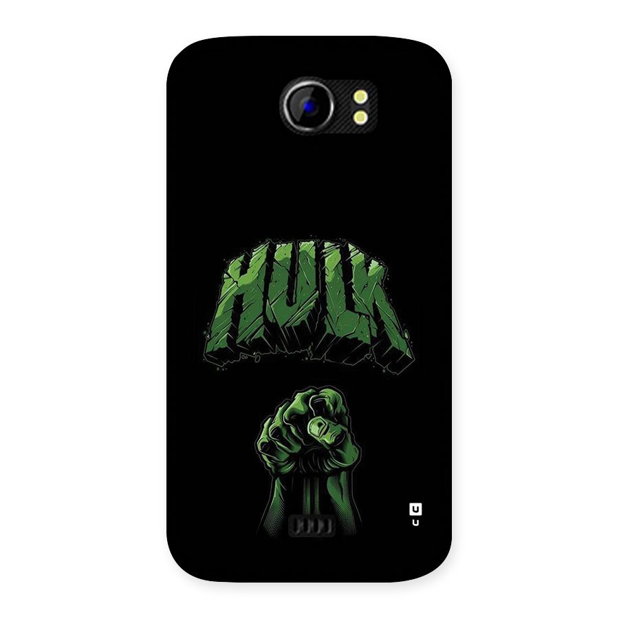 Green Punch Back Case for Canvas 2 A110