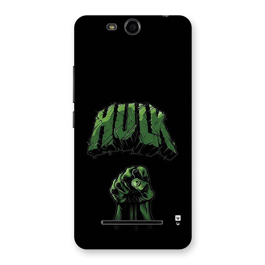 Green Punch Back Case for Canvas Juice 3 Q392