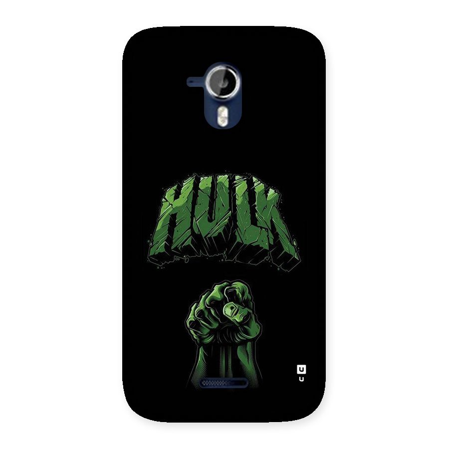 Green Punch Back Case for Canvas Magnus A117