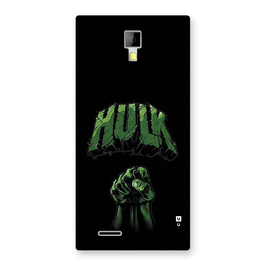 Green Punch Back Case for Canvas Xpress A99