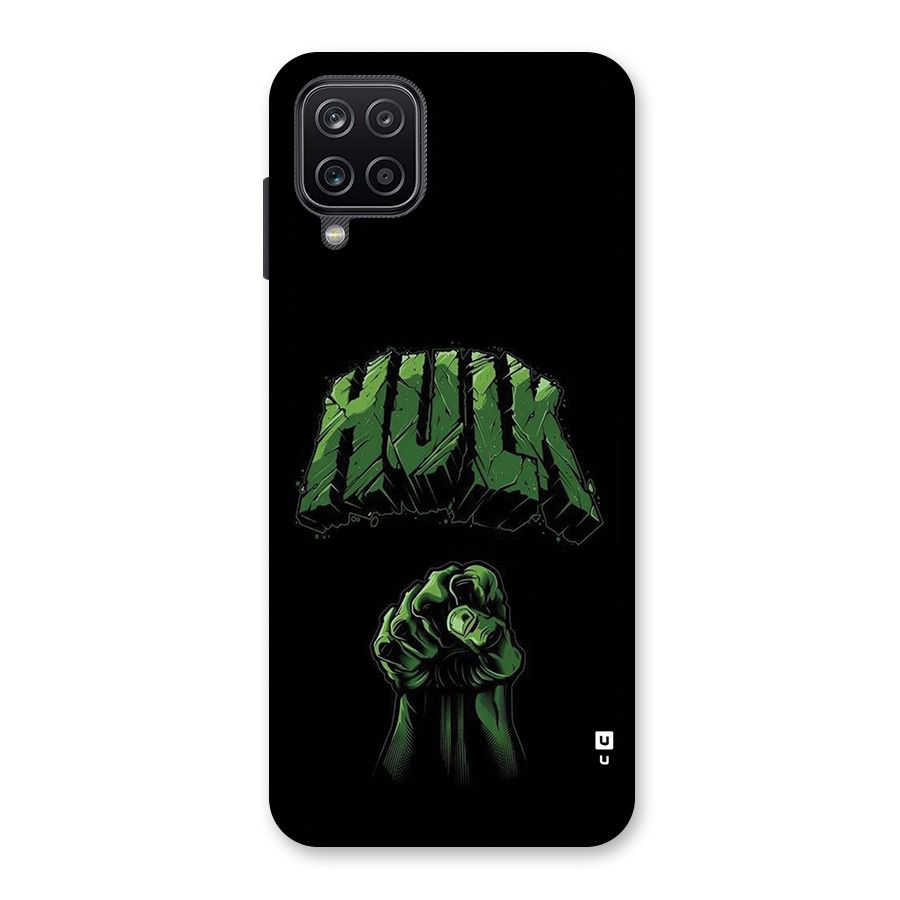 Green Punch Back Case for Galaxy A12