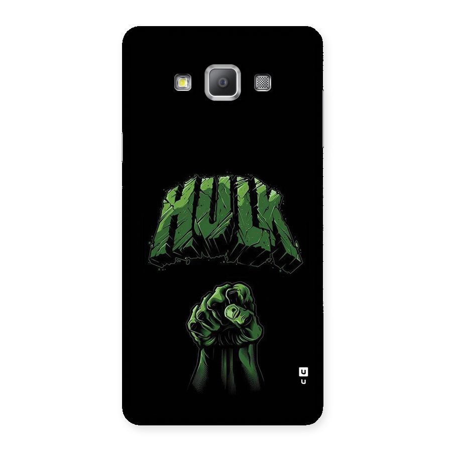 Green Punch Back Case for Galaxy A7