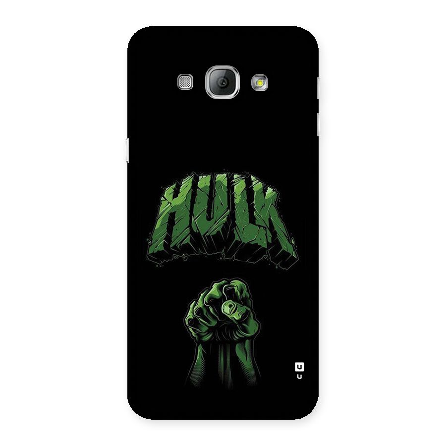 Green Punch Back Case for Galaxy A8