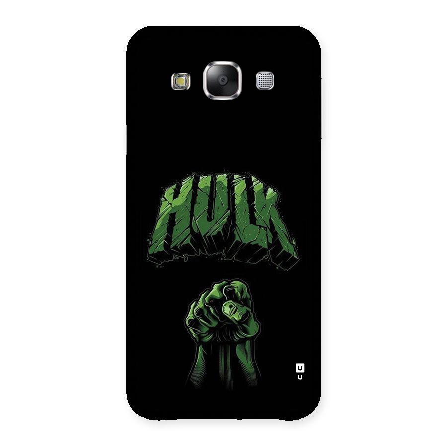Green Punch Back Case for Galaxy E5