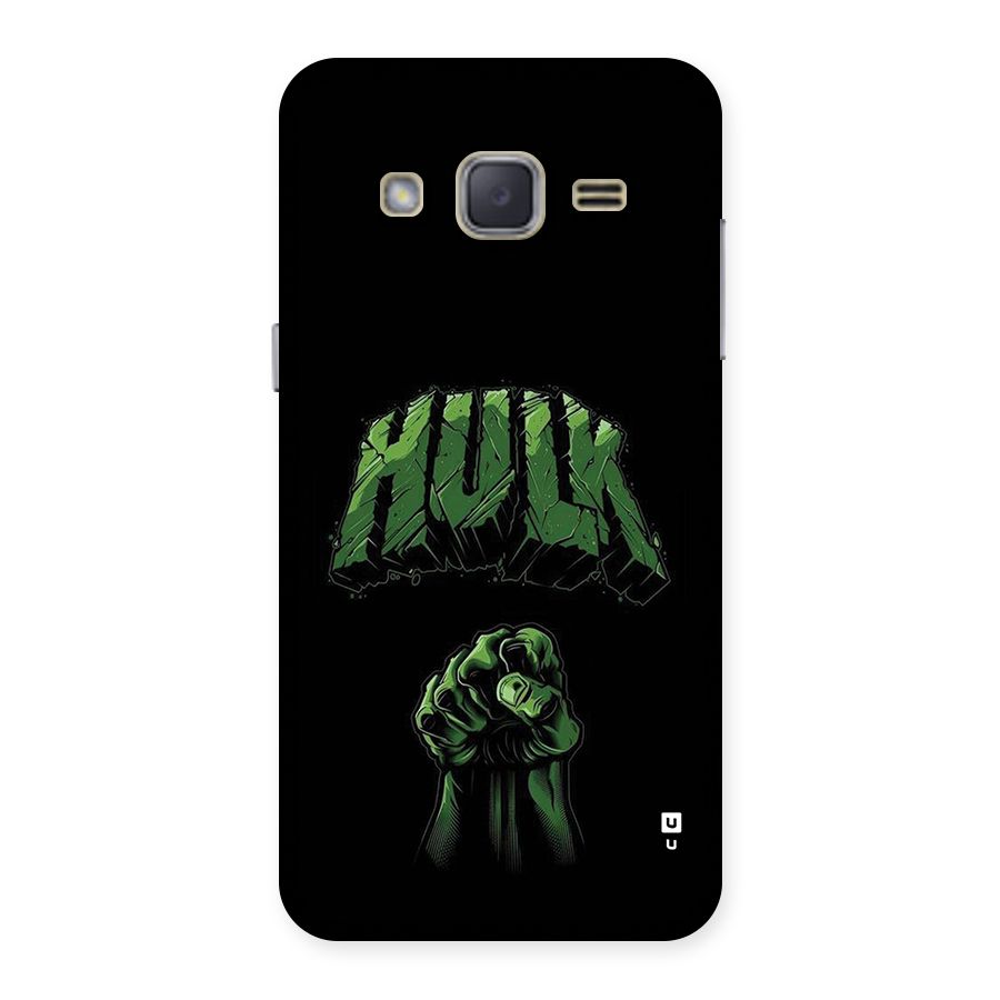 Green Punch Back Case for Galaxy J2