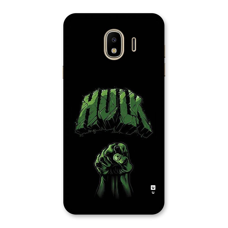 Green Punch Back Case for Galaxy J4