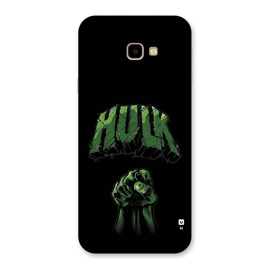 Green Punch Back Case for Galaxy J4 Plus