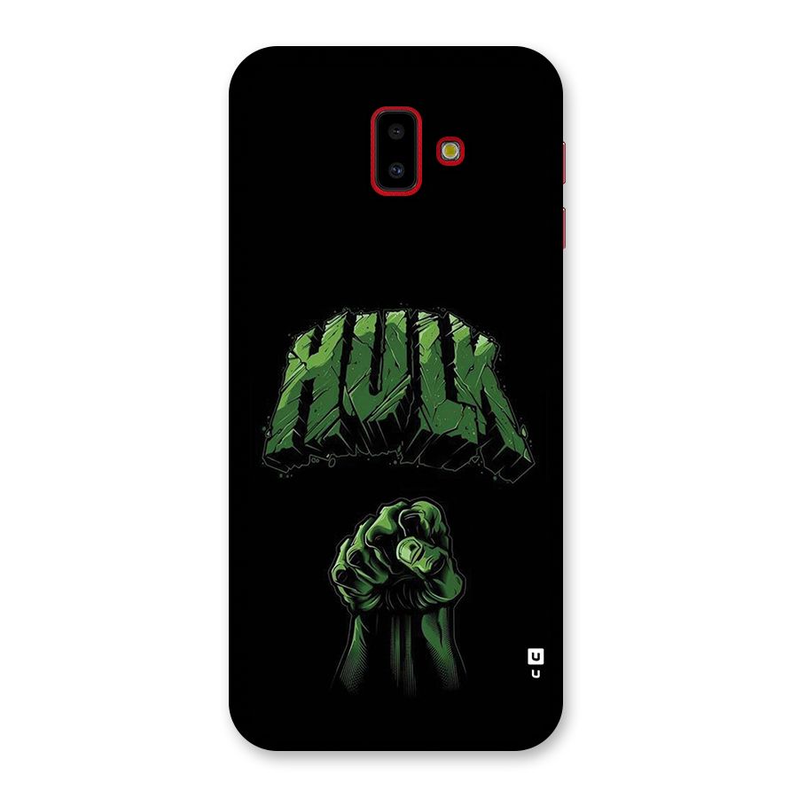 Green Punch Back Case for Galaxy J6 Plus