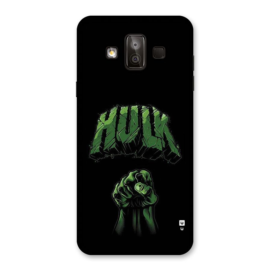 Green Punch Back Case for Galaxy J7 Duo