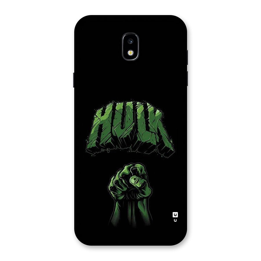 Green Punch Back Case for Galaxy J7 Pro