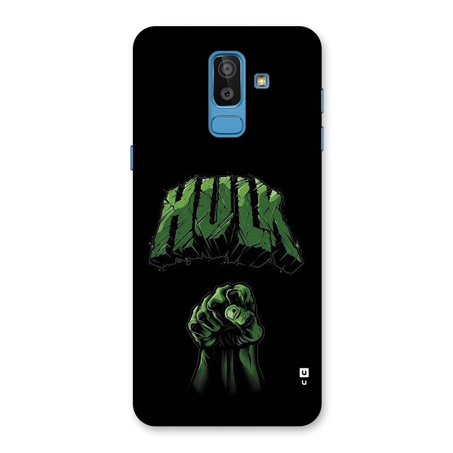 Green Punch Back Case for Galaxy J8