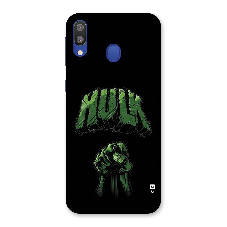 Green Punch Back Case for Galaxy M20